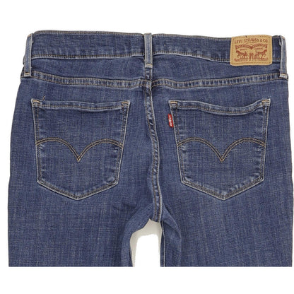 Levi's 314 Shaping Women Blue Straight Slim Stretch Jeans W29 L31