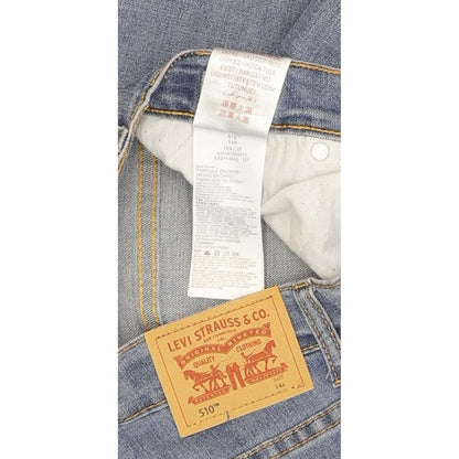 Levi's 510 Kids Blue Skinny Slim Stretch Jeans W26 L30