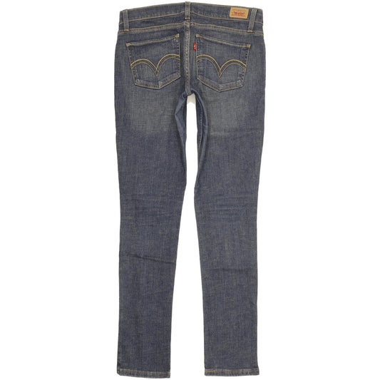 Levi's 524 Women Blue Skinny Slim Stretch Jeans W28 L31