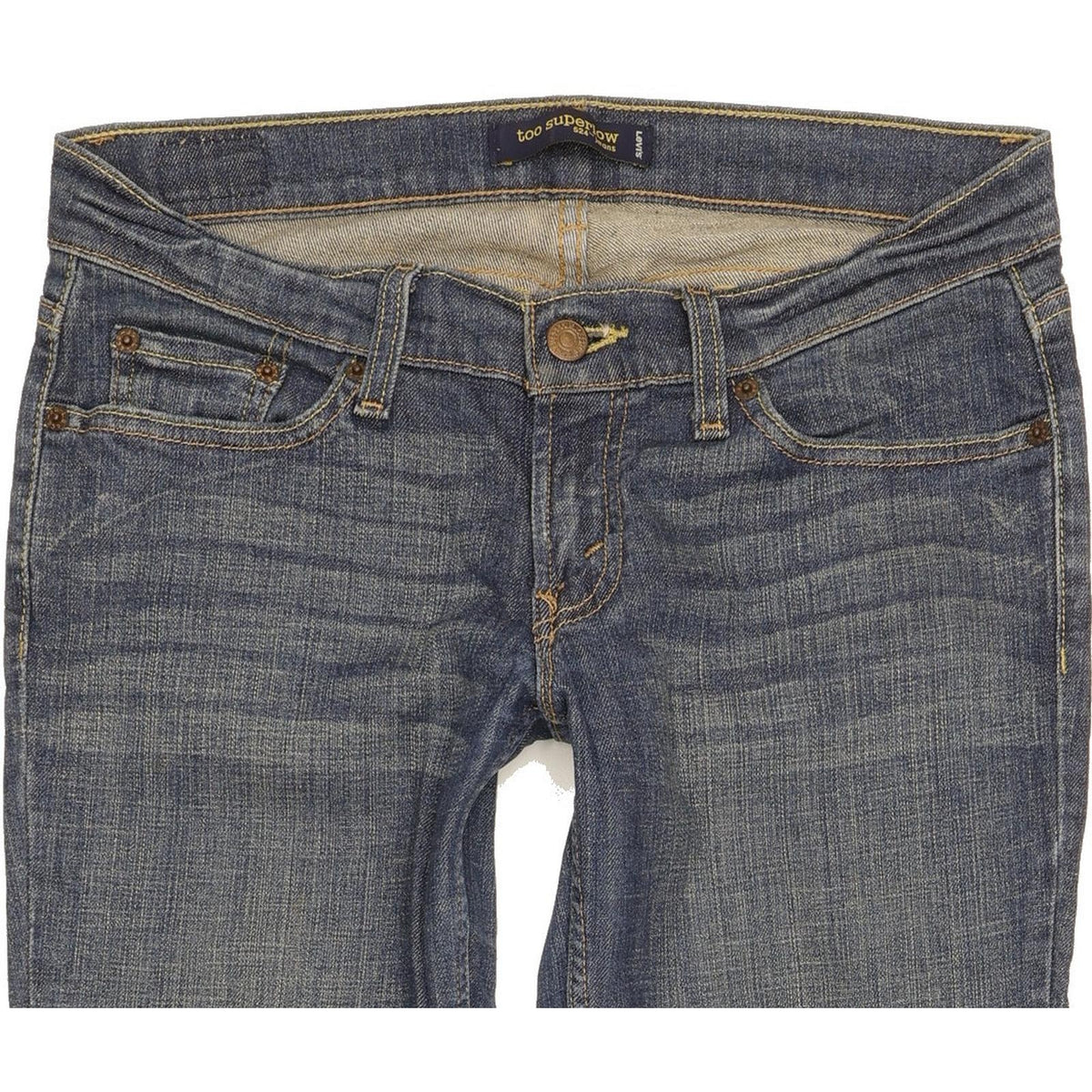 Levi's 524 Women Blue Skinny Slim Stretch Jeans W28 L31