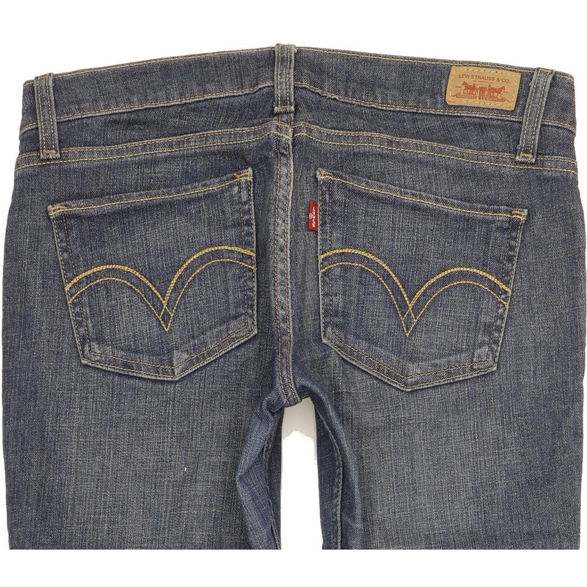 Levi's 524 Women Blue Skinny Slim Stretch Jeans W28 L31