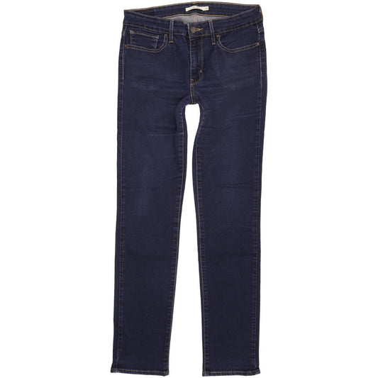 Levi's 712 Women Blue Straight Slim Stretch Jeans W29 L31