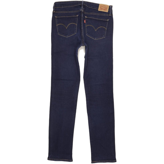 Levi's 712 Women Blue Straight Slim Stretch Jeans W29 L31