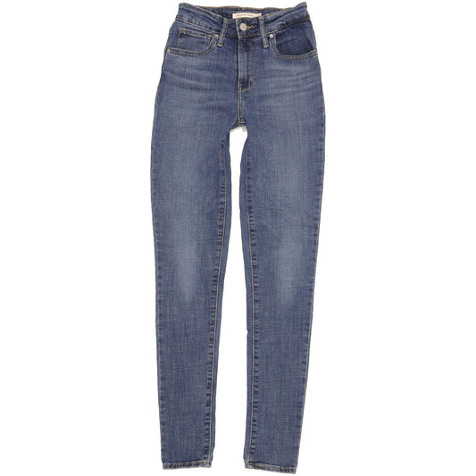 Levi's 721 Women Blue Skinny Slim Stretch Jeans W24 L31
