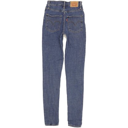 Levi's 721 Women Blue Skinny Slim Stretch Jeans W24 L31