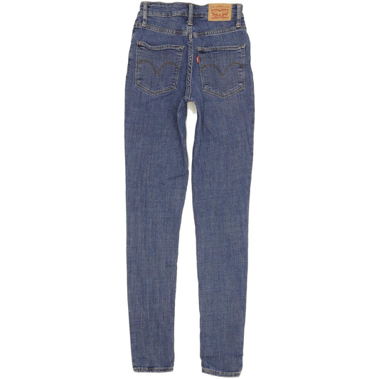 Levi's 721 Women Blue Skinny Slim Stretch Jeans W24 L31