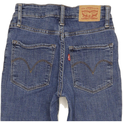 Levi's 721 Women Blue Skinny Slim Stretch Jeans W24 L31