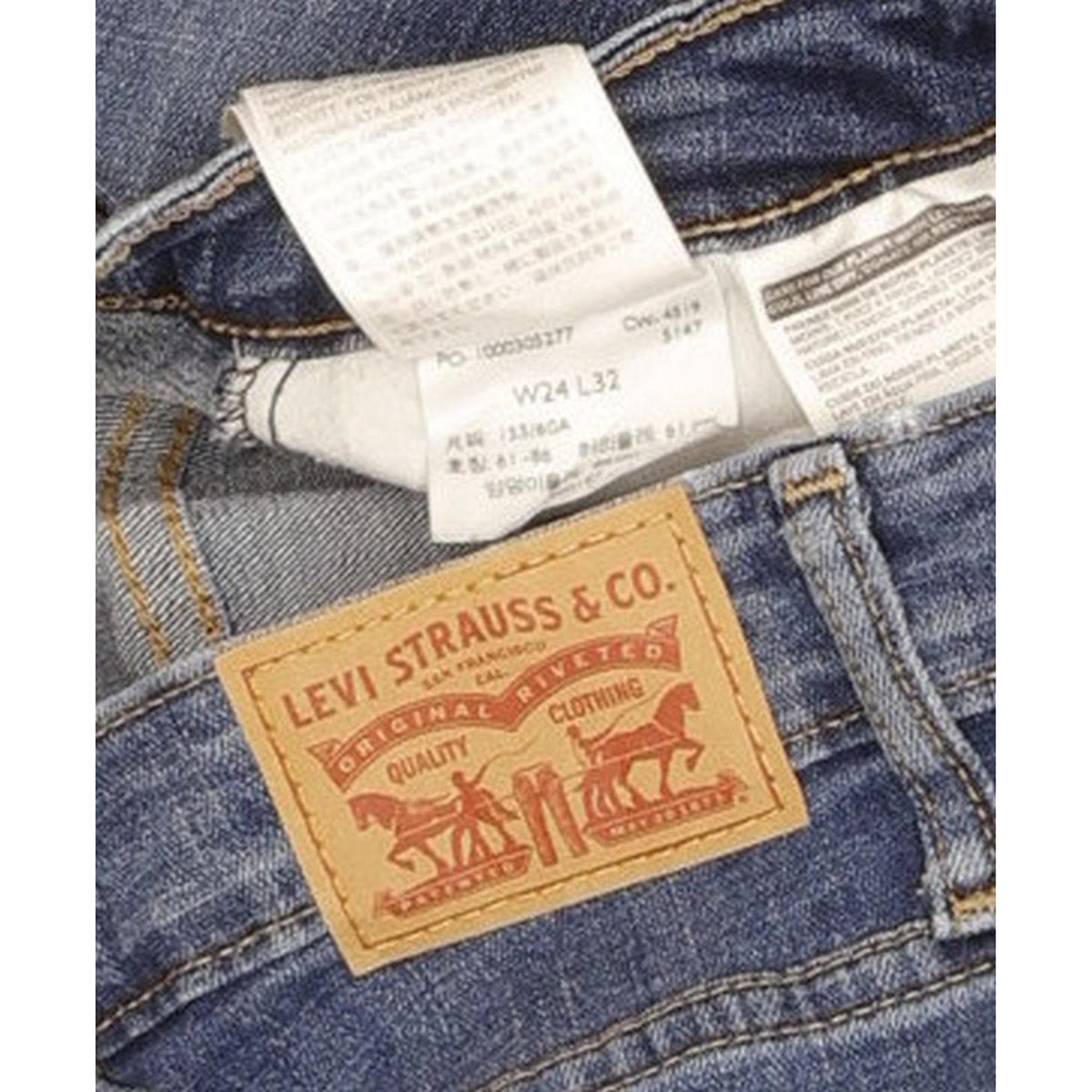 Levi's 721 Women Blue Skinny Slim Stretch Jeans W24 L31