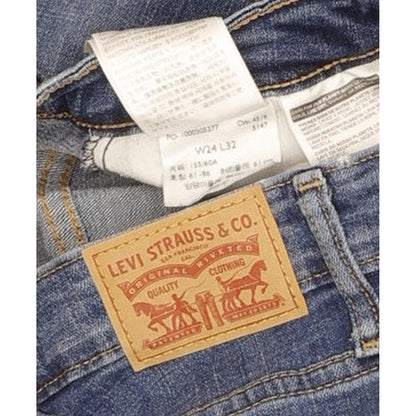 Levi's 721 Women Blue Skinny Slim Stretch Jeans W24 L31