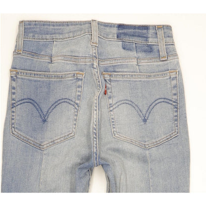 Levi's 721 Altered Women Blue Skinny Slim Stretch Jeans W26 L27