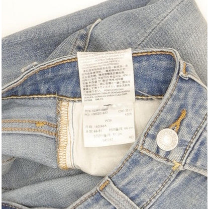 Levi's 721 Altered Women Blue Skinny Slim Stretch Jeans W26 L27
