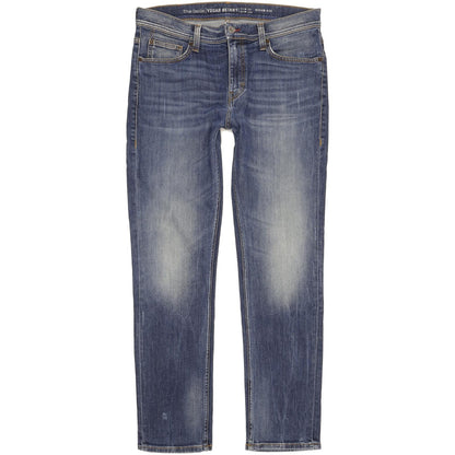 Mustang Vegas Men Blue Skinny Slim Stretch Jeans W32 L31