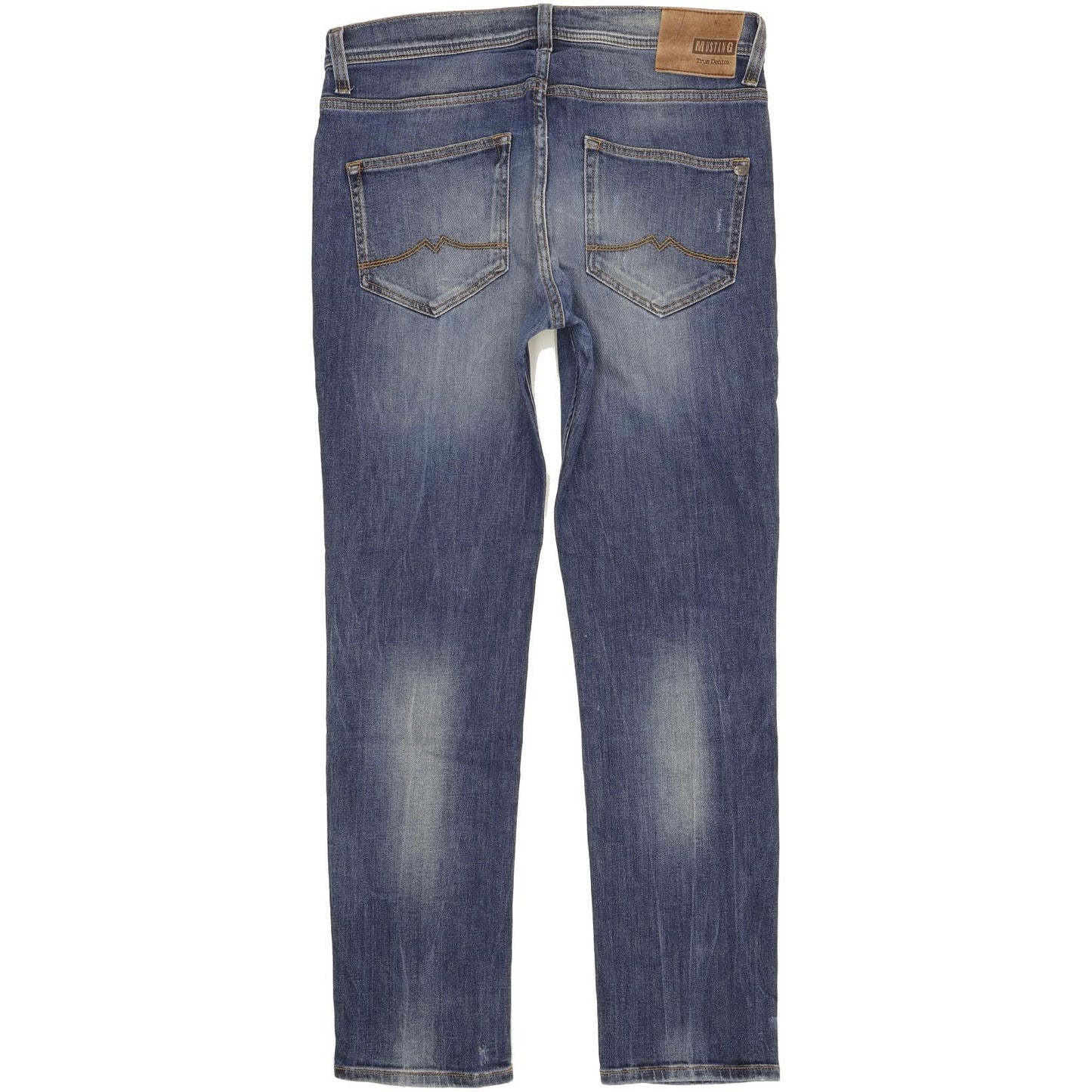 Mustang Vegas Men Blue Skinny Slim Stretch Jeans W32 L31