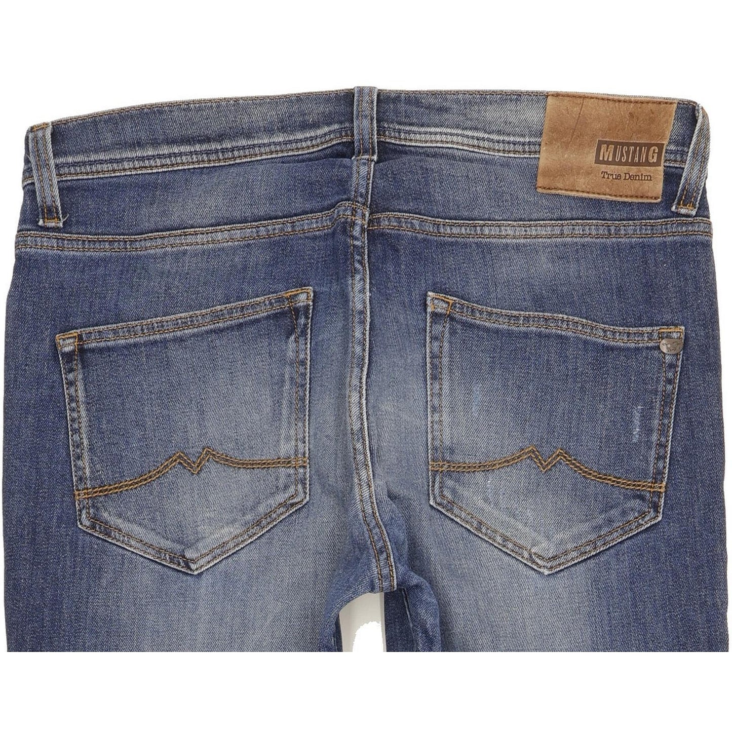 Mustang Vegas Men Blue Skinny Slim Stretch Jeans W32 L31