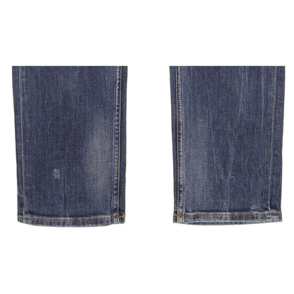 Mustang Vegas Men Blue Skinny Slim Stretch Jeans W32 L31