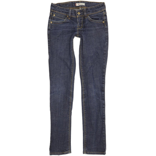 Levi's 571 Women Blue Straight Slim Stretch Jeans W27 L31