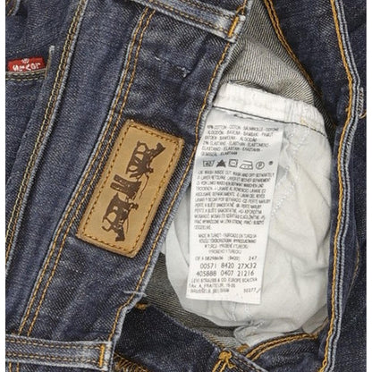 Levi's 571 Women Blue Straight Slim Stretch Jeans W27 L31