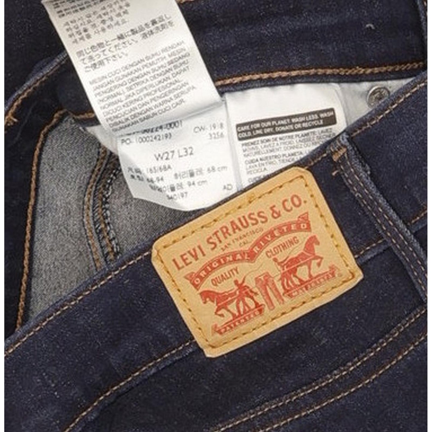 Levi's Slimming Women Blue Skinny Slim Stretch Jeans W27 L32