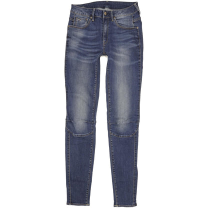 G-Star Biwes Women Blue Skinny Slim Stretch Jeans W29 L33