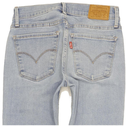 Levi's 710 Super Women Blue Skinny Slim Stretch Jeans W25 L32