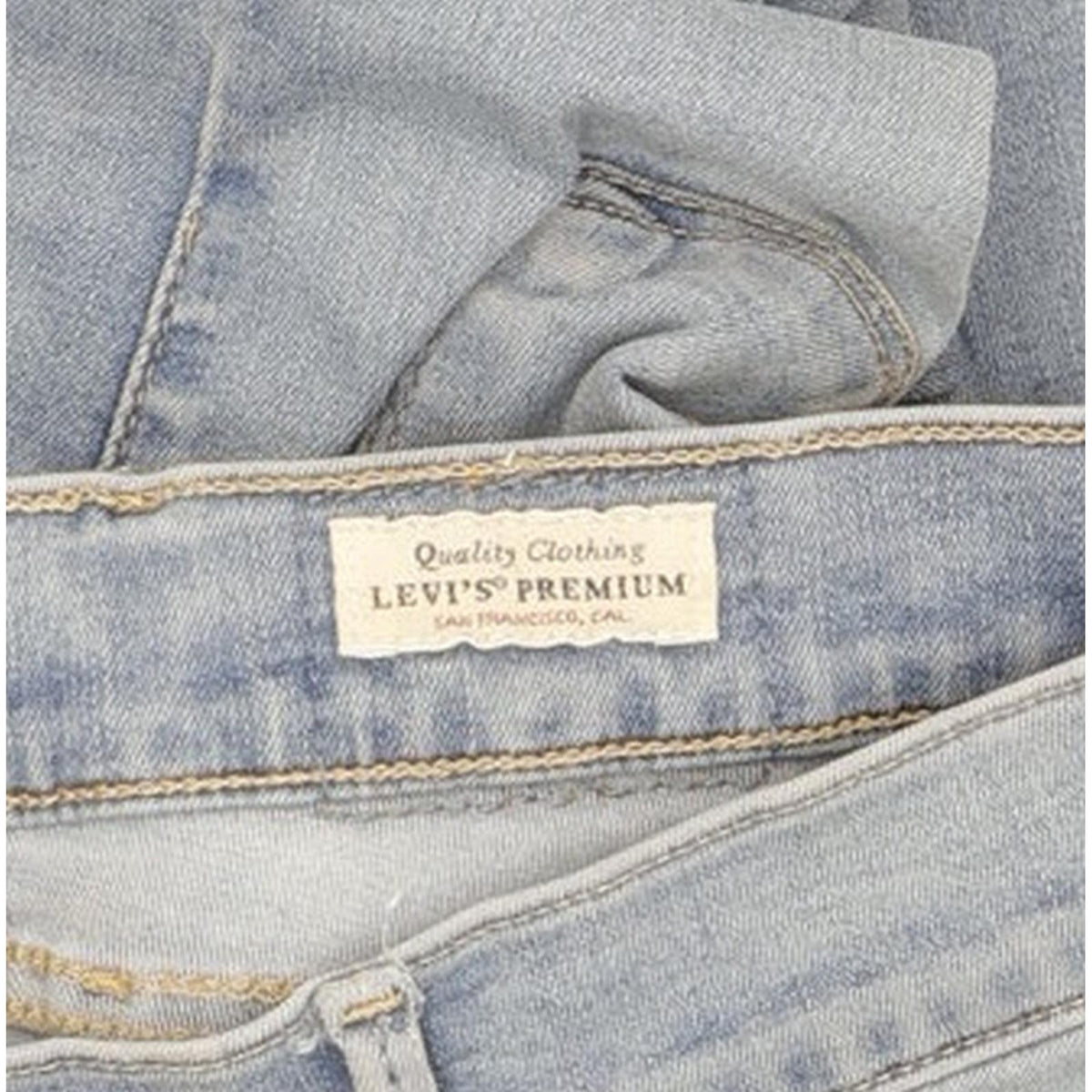 Levi's 710 Super Women Blue Skinny Slim Stretch Jeans W25 L32