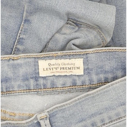 Levi's 710 Super Women Blue Skinny Slim Stretch Jeans W25 L32