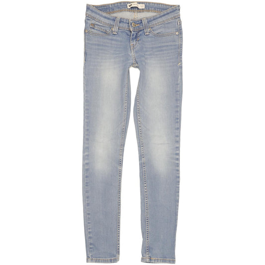 Levi's Demi Curve Women Blue Skinny Slim Stretch Jeans W25 L30
