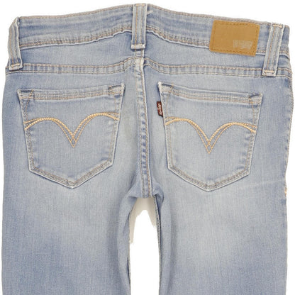 Levi's Demi Curve Women Blue Skinny Slim Stretch Jeans W25 L30