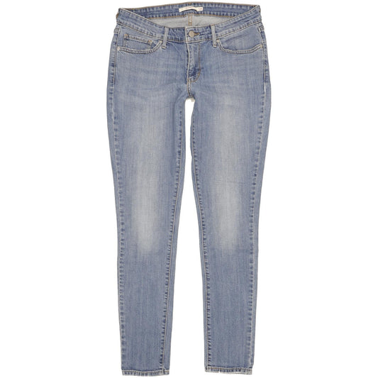 Levi's 711 Women Blue Skinny Slim Stretch Jeans W29 L30
