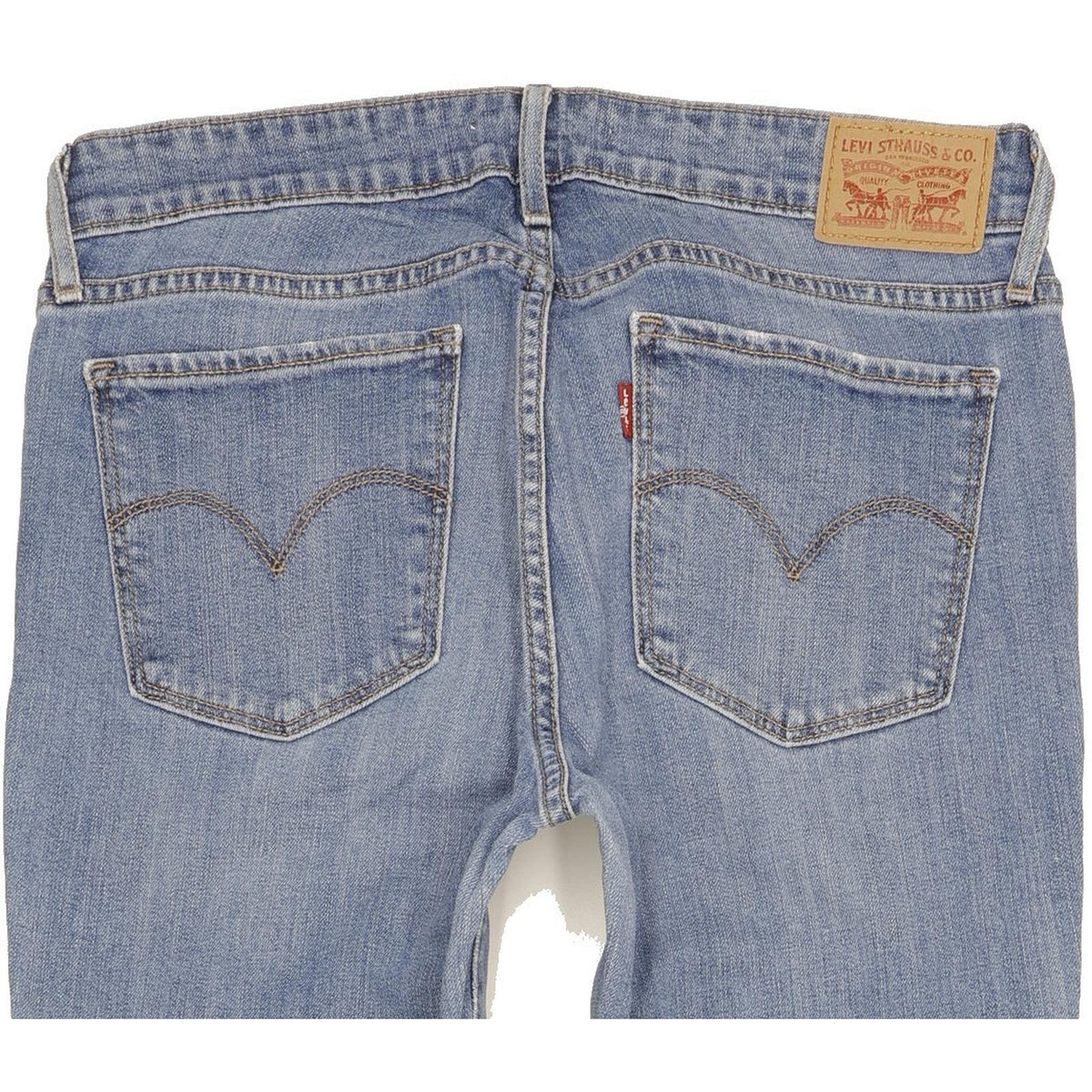 Levi's 711 Women Blue Skinny Slim Stretch Jeans W29 L30