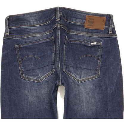 G-Star 3301 Women Blue Skinny Slim Stretch Jeans W27 L30