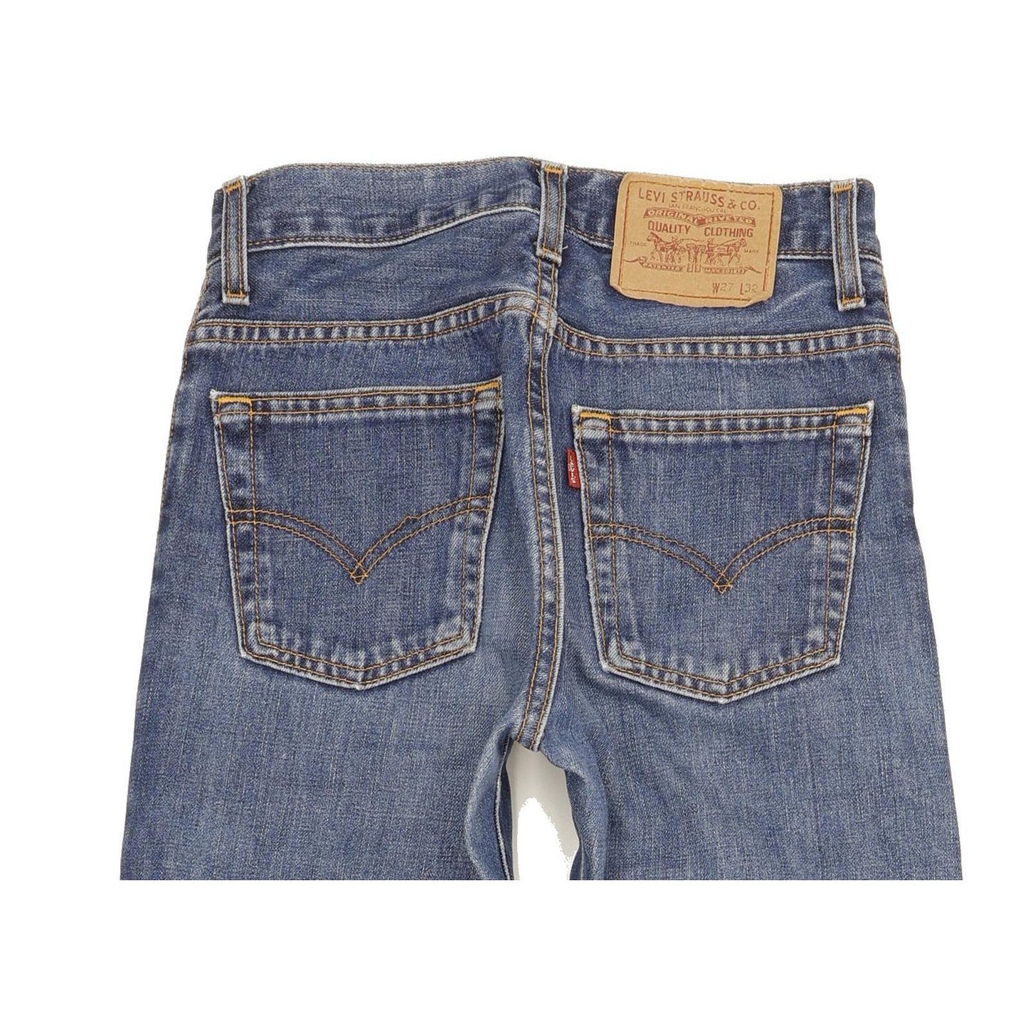 Levi's Men Blue Straight Slim Jeans W27 L31