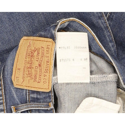 Levi's Men Blue Straight Slim Jeans W27 L31