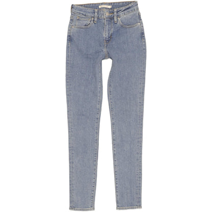 Levi's 721 Women Blue Skinny Slim Stretch Jeans W25 L30