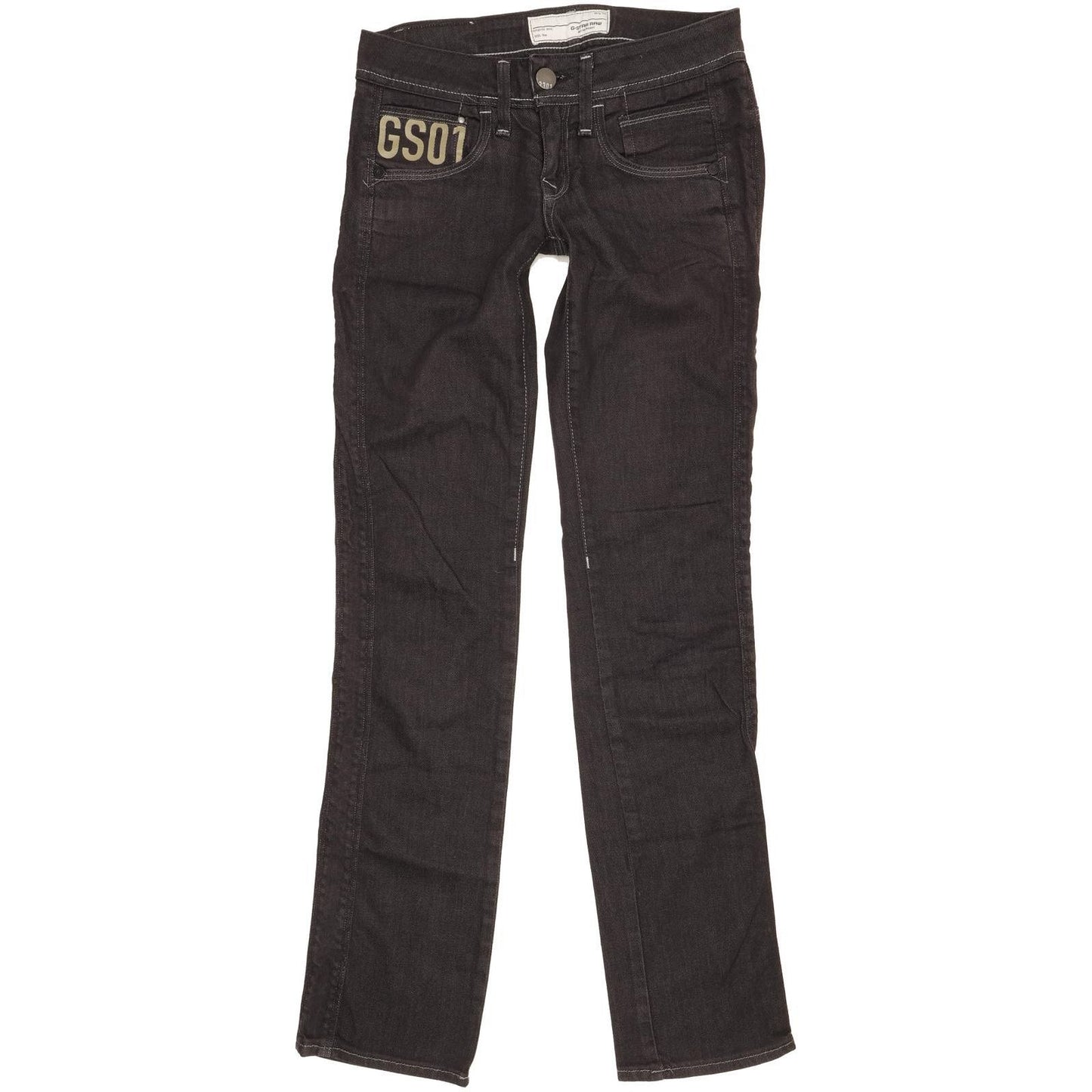 G-Star Saville Women Navy Straight Slim Stretch Jeans W25 L31