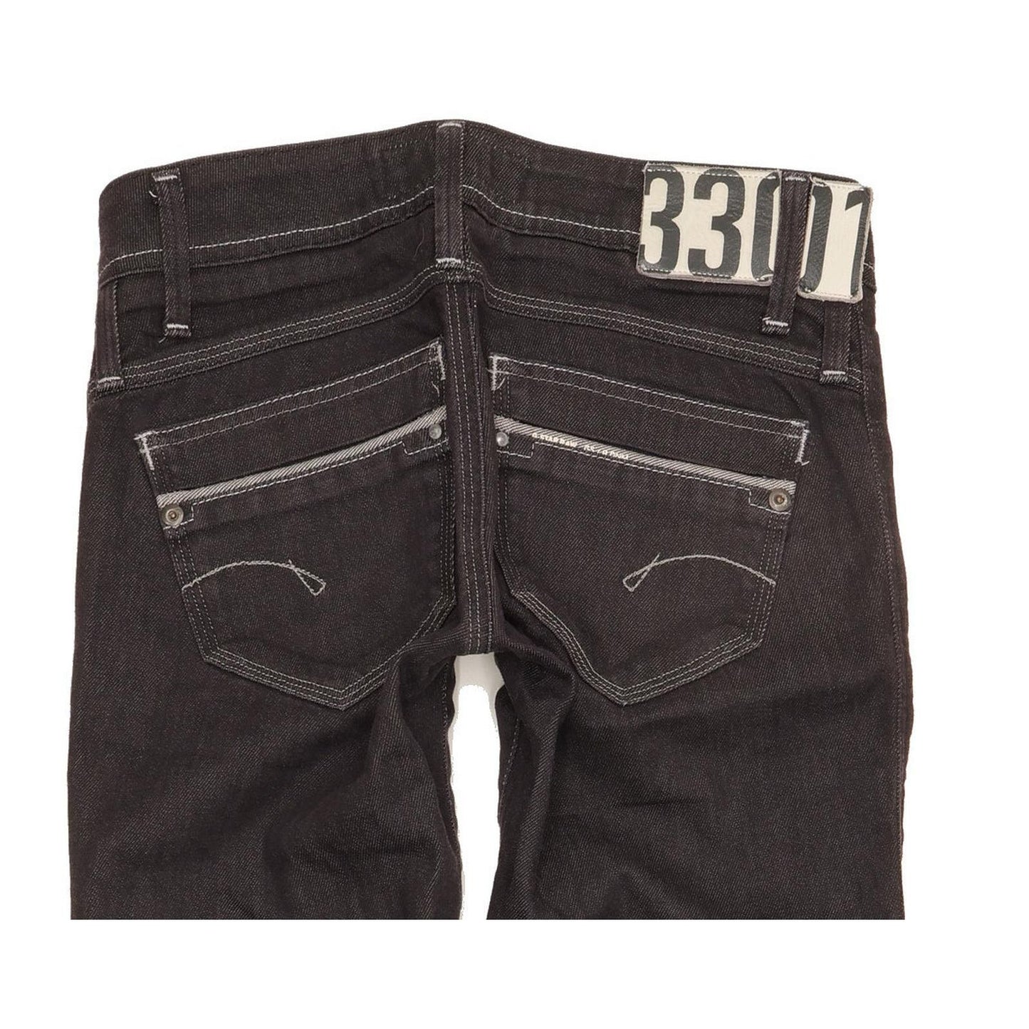 G-Star Saville Women Navy Straight Slim Stretch Jeans W25 L31