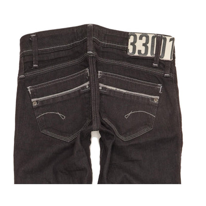 G-Star Saville Women Navy Straight Slim Stretch Jeans W25 L31