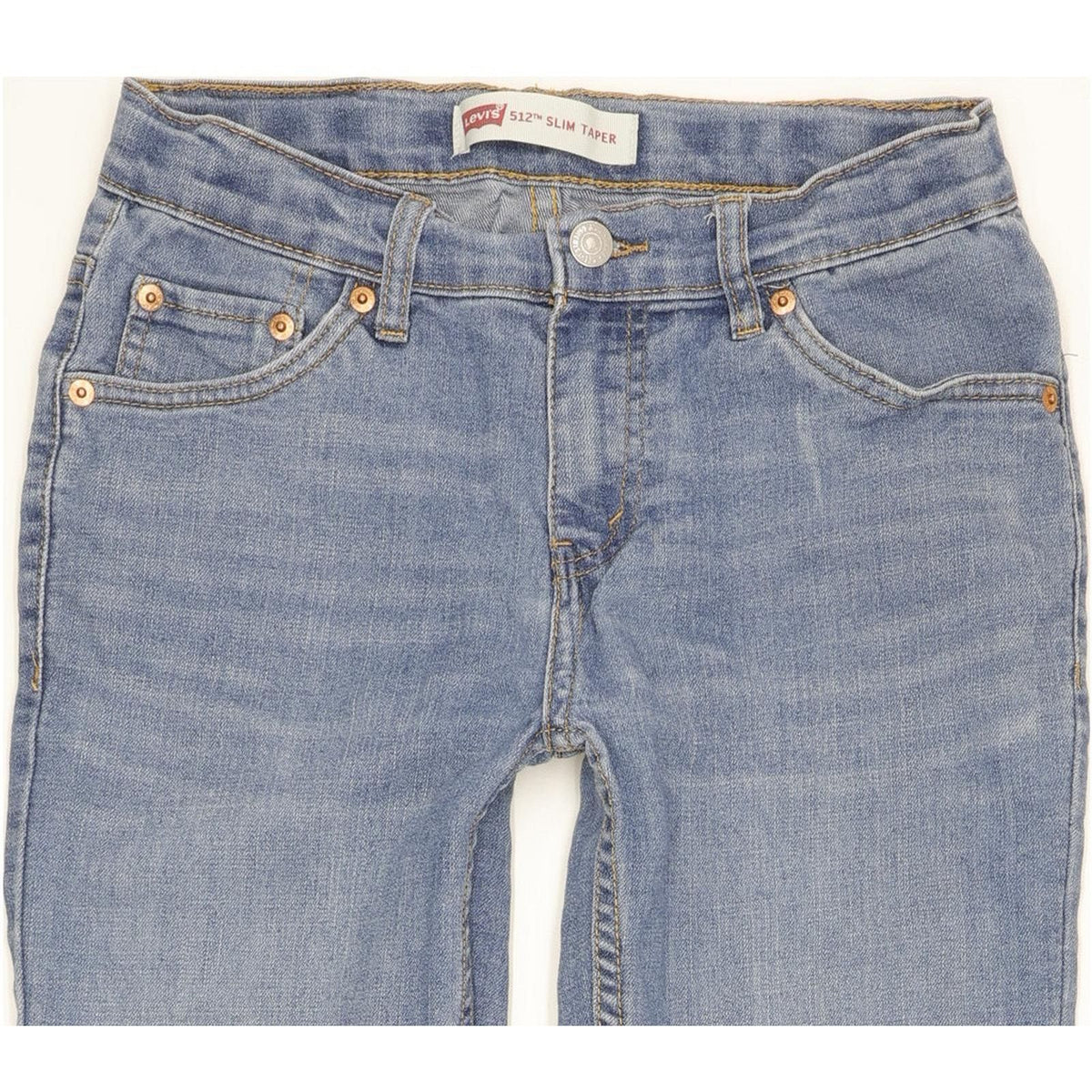 Levi's 512 Kids Blue Tapered Slim Stretch Jeans W26 L29
