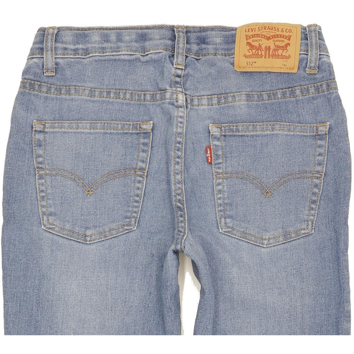 Levi's 512 Kids Blue Tapered Slim Stretch Jeans W26 L29