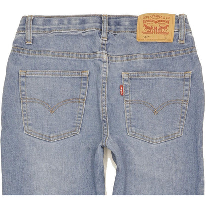 Levi's 512 Kids Blue Tapered Slim Stretch Jeans W26 L29