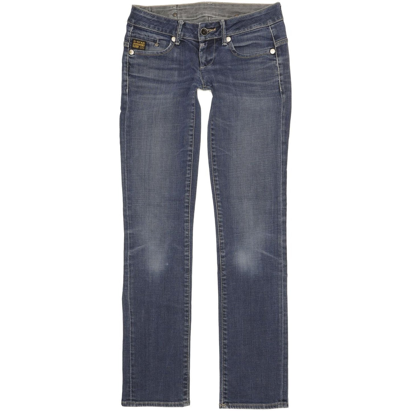 G-Star Midge Women Blue Straight Slim Stretch Jeans W27 L33