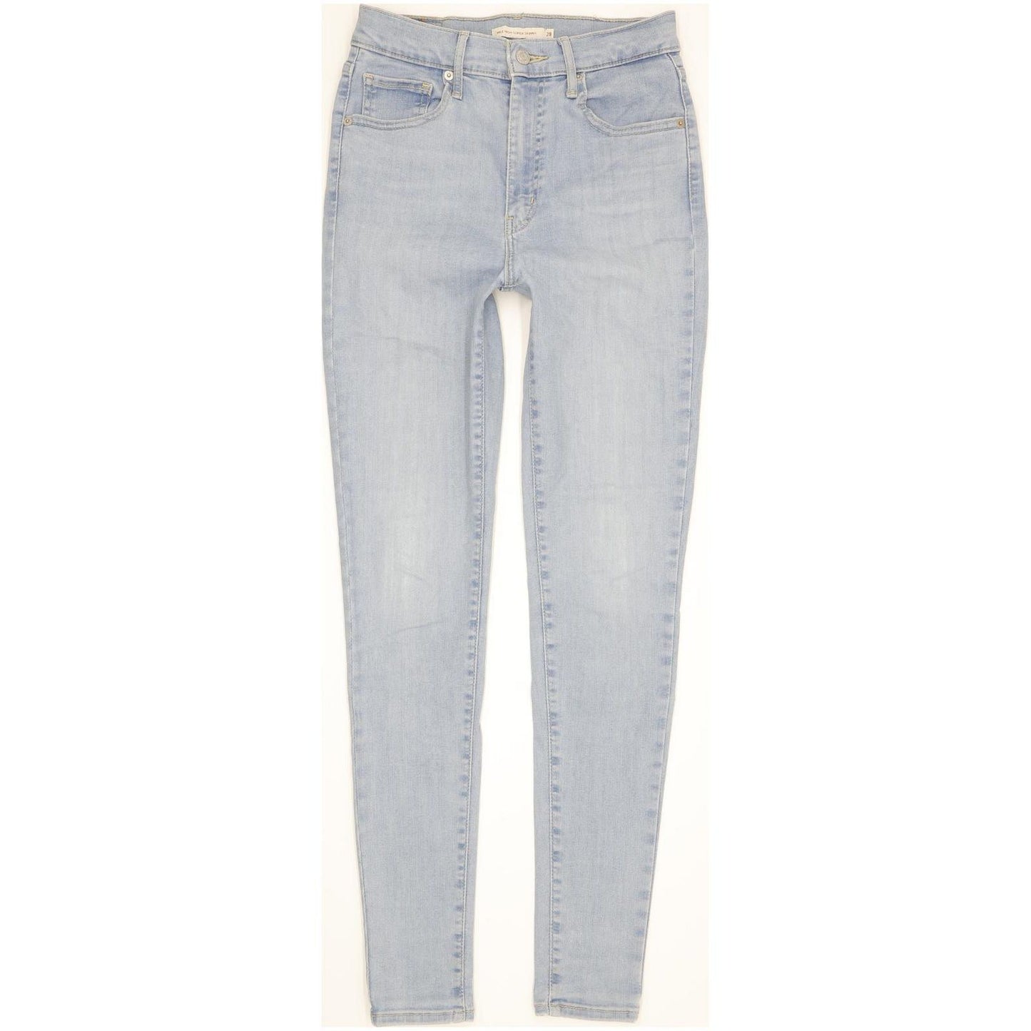 Levi's Mile Blue Skinny Slim Stretch Jeans High Waisted W28 L31