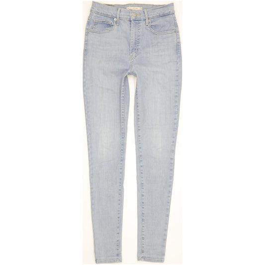 Levi's Mile Blue Skinny Slim Stretch Jeans High Waisted W28 L31