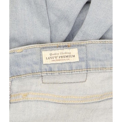 Levi's Mile Blue Skinny Slim Stretch Jeans High Waisted W28 L31