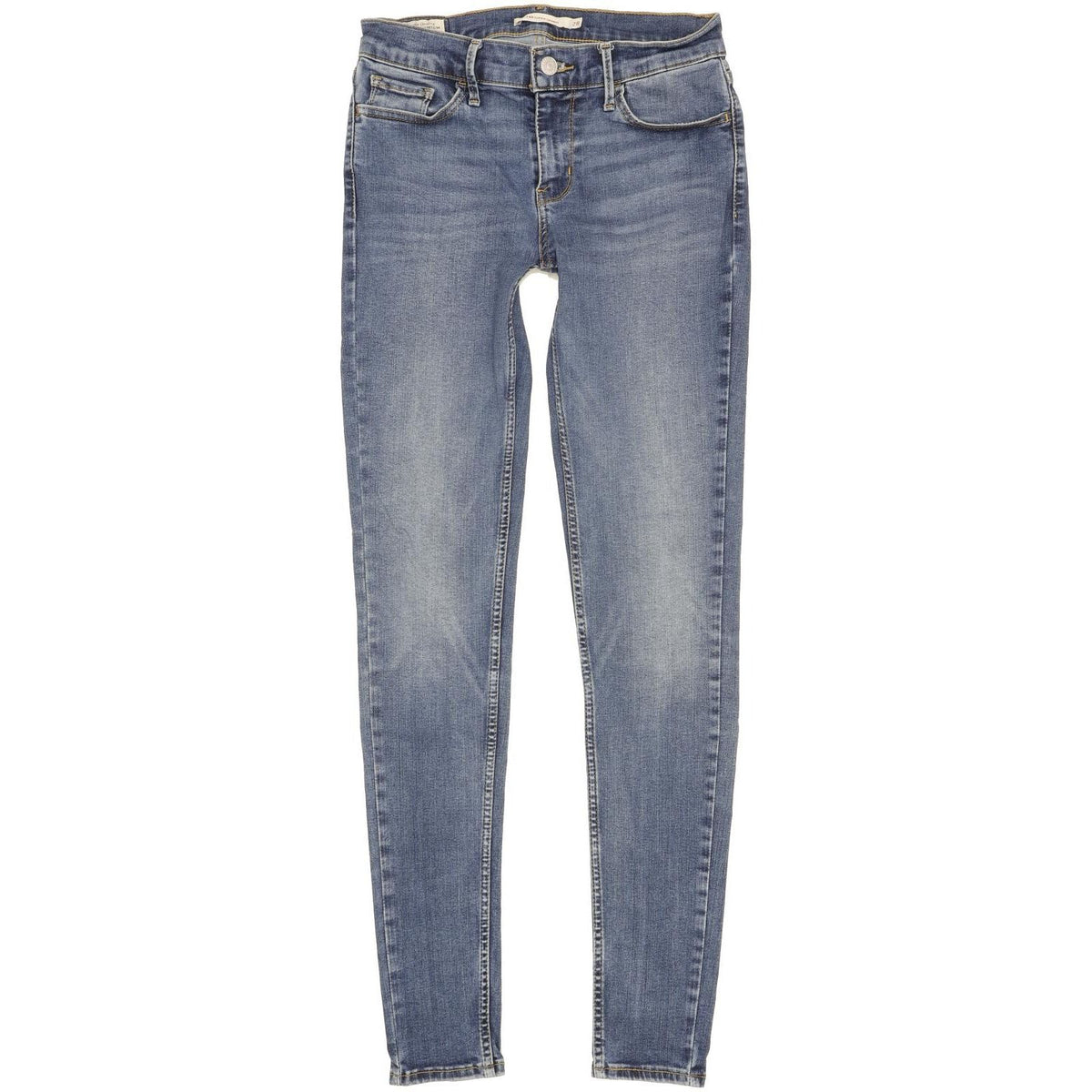 Levi's 710 Super Women Blue Skinny Slim Stretch Jeans W28 L31