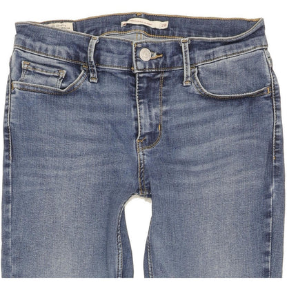 Levi's 710 Super Women Blue Skinny Slim Stretch Jeans W28 L31