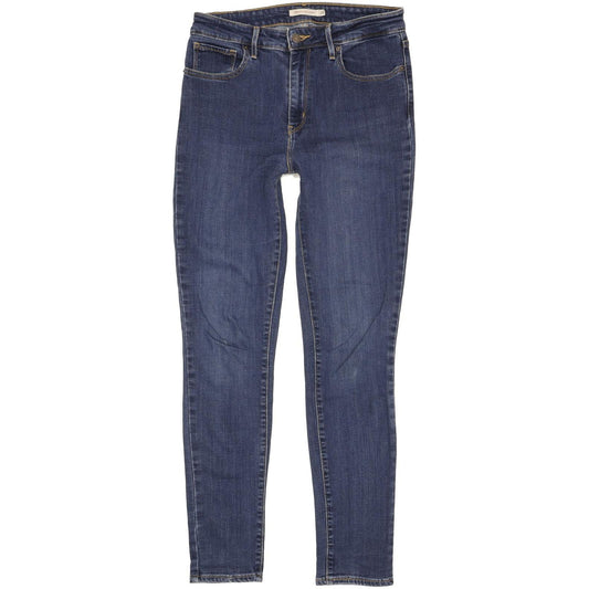 Levi's 721 Blue Skinny Slim Stretch Jeans High Waisted W29 L30
