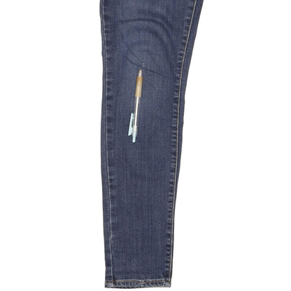 Levi's 721 Blue Skinny Slim Stretch Jeans High Waisted W29 L30