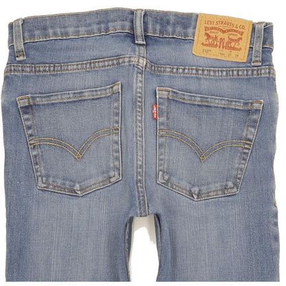 Levi's 510 Blue Skinny Slim Stretch Jeans W27 L28