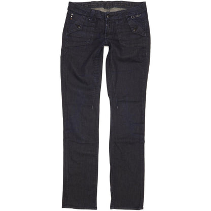G-Star Women Navy Straight Slim Stretch Jeans W28 L33